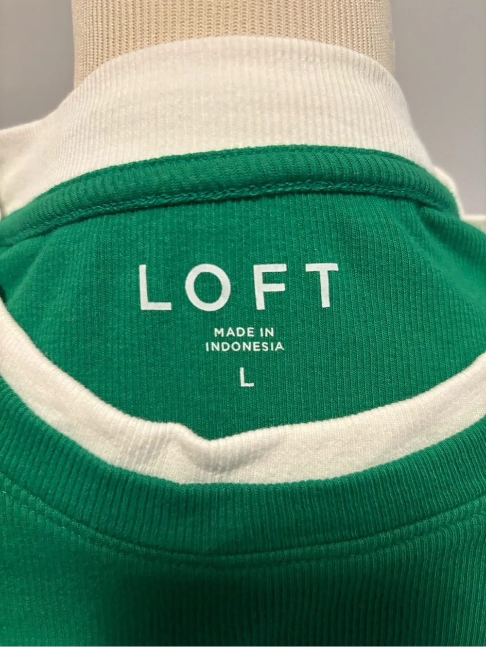LOFT Layered Perfect Ribbed Top - Picture 4 of 5